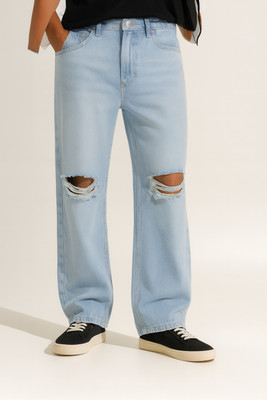 Rockwell Relaxed Fit Men Light Blue Jeans