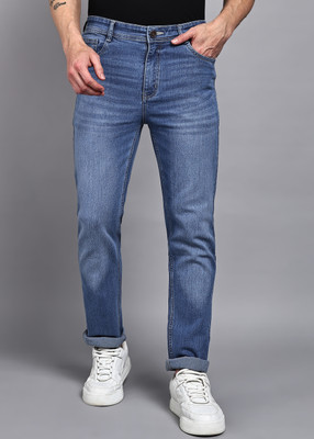 A Flash Loose Fit Men Dark Blue Jeans