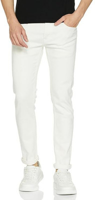zara men Regular Men White Jeans