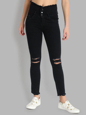 1DAYSTREET Skinny Women Black Jeans