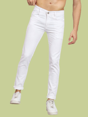RASSO Regular Men White Jeans