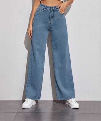 Robecult Straight Fit Women Blue Jeans