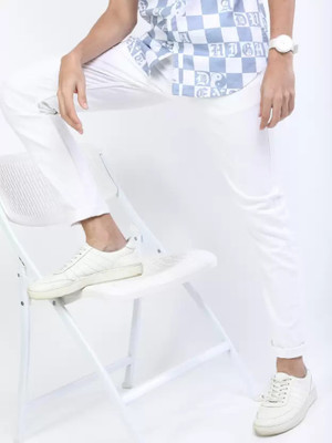 comfits Slim Men White Jeans