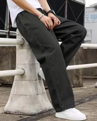 METRONAUT Loose Fit Men Black Jeans