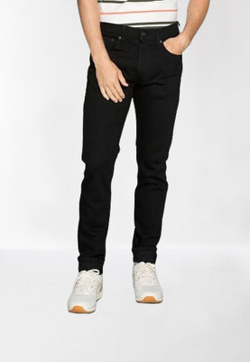 Stitch Factory Slim Men Black Jeans