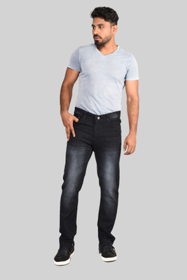 A Flash Regular Men Black Jeans