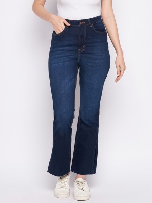 MADAME Tapered Fit Women Dark Blue Jeans