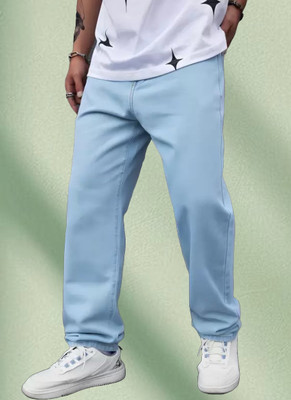 Nalitz Loose Fit Men Light Blue Jeans