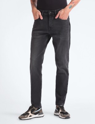 FLYING MACHINE Tapered Fit Men Dark Grey Jeans