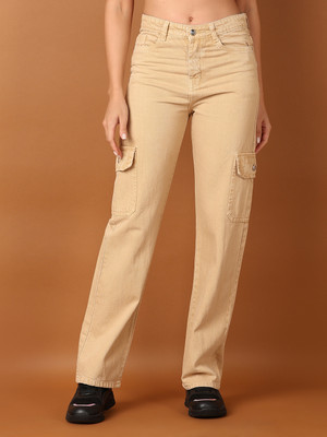 V-MART Straight Fit Women Beige Jeans