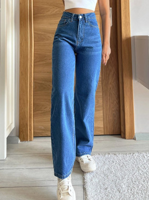 gntrends Straight Fit Women Blue Jeans