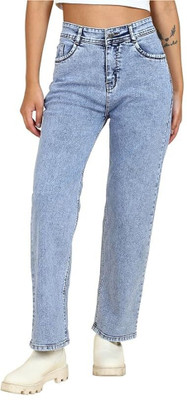 Nix9 Straight Fit Women Light Blue Jeans