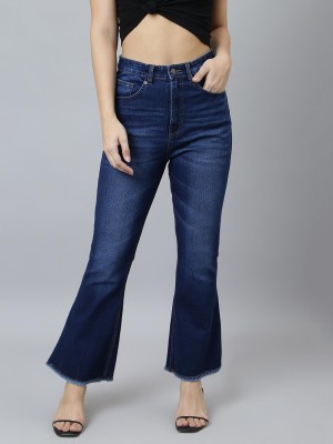 GUTI Boot-Leg Women Blue Jeans