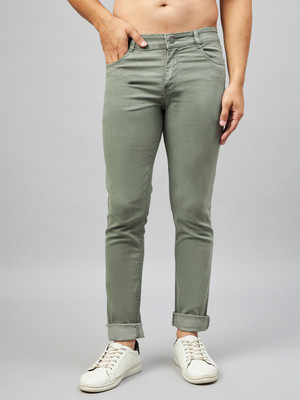 STUDIO NEXX Slim Men Green Jeans
