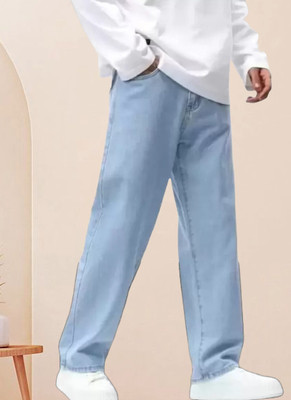 Nalitz Loose Fit Men Light Blue Jeans