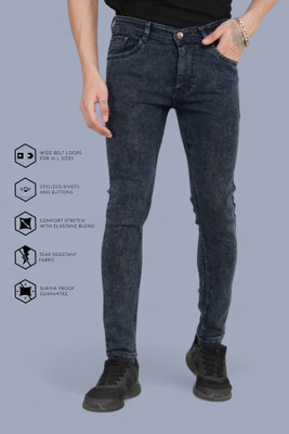 Lzard Slim Men Dark Grey Jeans