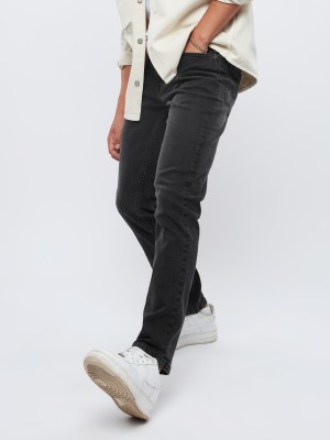 The Souled Store Slim Men Grey Jeans