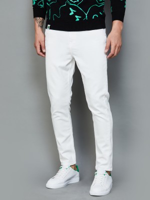 Forca by Lifestyle Regular Men White Jeans