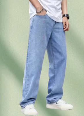 Nalitz Loose Fit Men Light Blue Jeans
