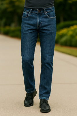 sonvan store Slim Men Blue Jeans