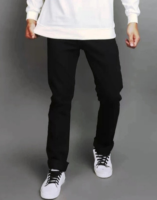 AAAJNS Regular Men Black Jeans