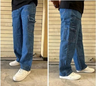 Niffer Fashion Loose Fit Men Blue Jeans