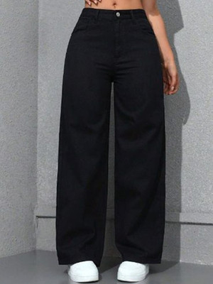 M MODDY Straight Fit Women Black Jeans