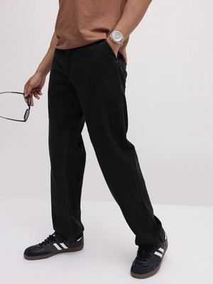 Roadster Straight Fit Men Black Jeans