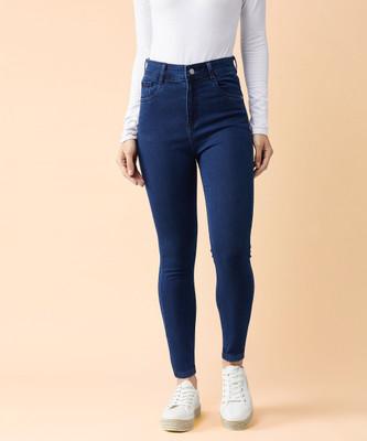 DOLCE CRUDO Skinny Women Dark Blue Jeans