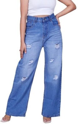 Kavita Collections Boyfriend Women Blue Jeans