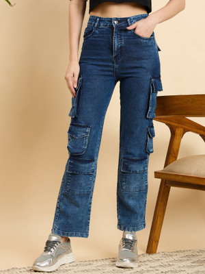 Mast & Harbour Straight Fit Women Dark Blue Jeans