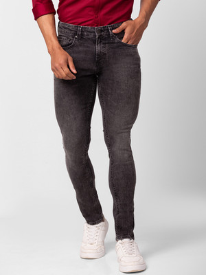 Spykar Skinny Men Black Jeans