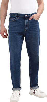 TOMMY HILFIGER Tapered Fit Men Dark Blue Jeans