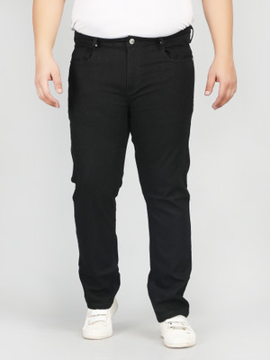 XL Wear Relaxed Fit Men Black Jeans