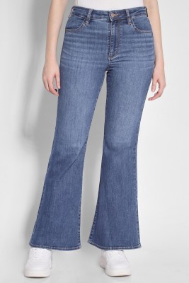 American Eagle Flared Women Blue Jeans