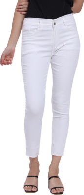 Fusioncreator Relaxed Fit Women White Jeans