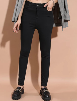 JustFaith Slim Women Black Jeans