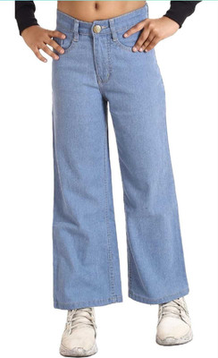 LittleRippers Regular Girls Blue Jeans