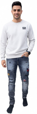 Trimted Slim Men Grey Jeans
