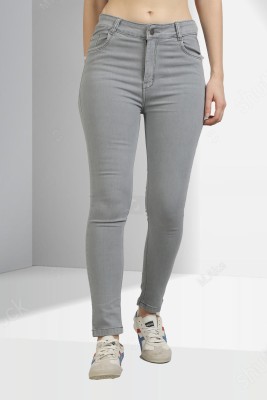 GOLD-D.A FASHION Skinny Women Grey Jeans