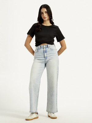 LEVI'S Tapered Fit Women Light Blue Jeans