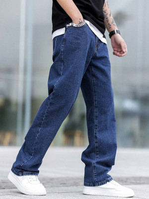 markview Loose Fit Men Dark Blue Jeans