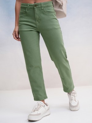 Tokyo Talkies Slim Women Green Jeans