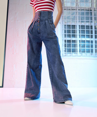 SASSAFRAS Regular Women Dark Blue Jeans