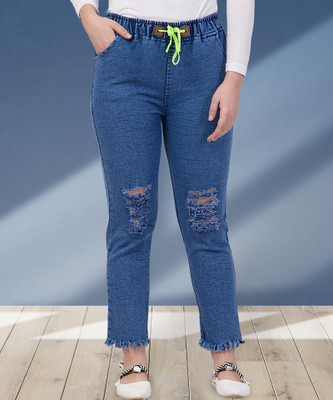 Coutume Collections Boot-Leg Women Blue Jeans