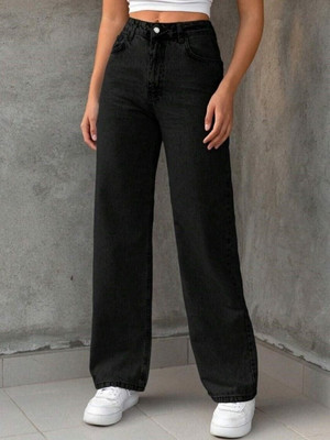 LTA Straight Fit Women Black Jeans