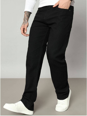 HouseOfCommon Straight Fit Men Black Jeans