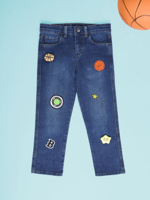 KiddoPanti Regular Boys Blue Jeans