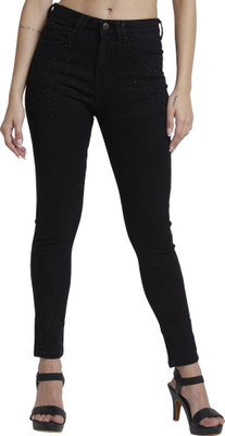 Spykar Slim Women Black Jeans