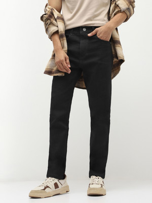 Urbano Fashion Slim Men Black Jeans